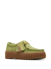 Зеленый - Clarks туфли из нубука с пчелами Torhill - Изображение 7 из 8