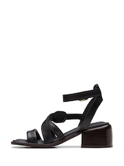 Clarks Black Leather Morwyn Strap Sandals - Image 2 of 7
