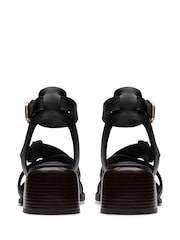 Clarks Black Leather Morwyn Strap Sandals - Image 5 of 7