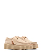 Clarks Cream Nubuck Torhill Bee Shoes - Image 4 of 8