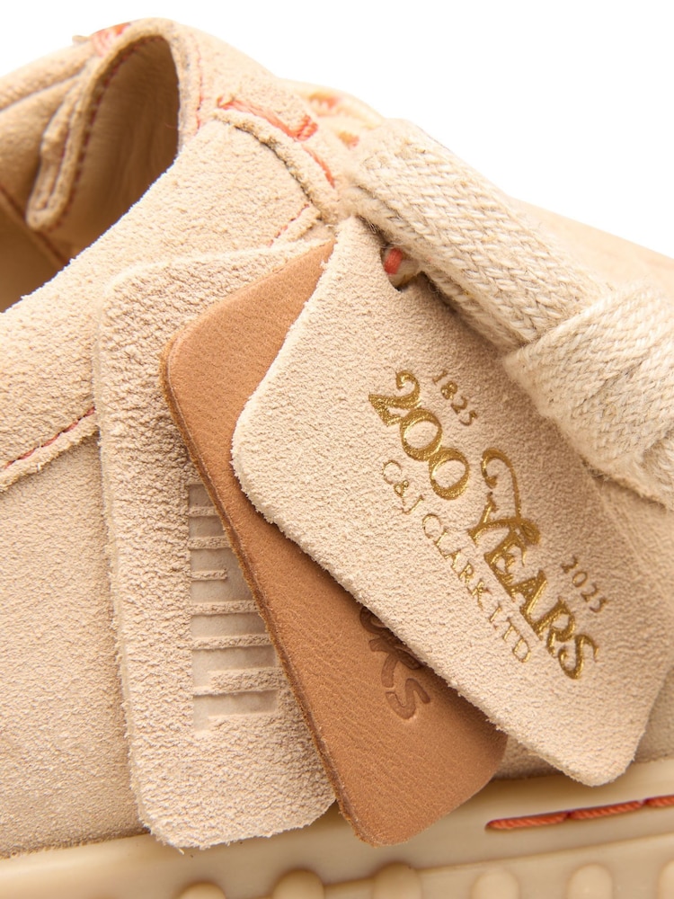 Clarks Cream Nubuck Torhill Bee Shoes - Image 8 of 8