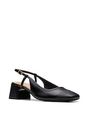 Clarks Black Nyta45 Sling Shoes - Image 3 of 7
