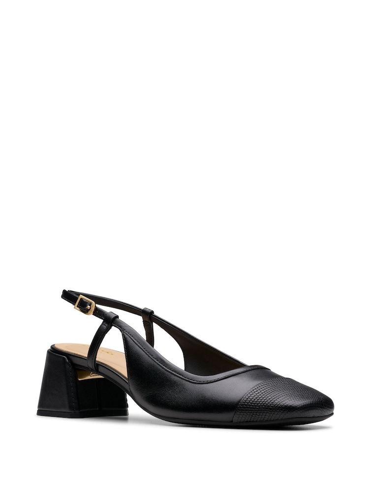Clarks Black Nyta45 Sling Shoes - Image 3 of 7