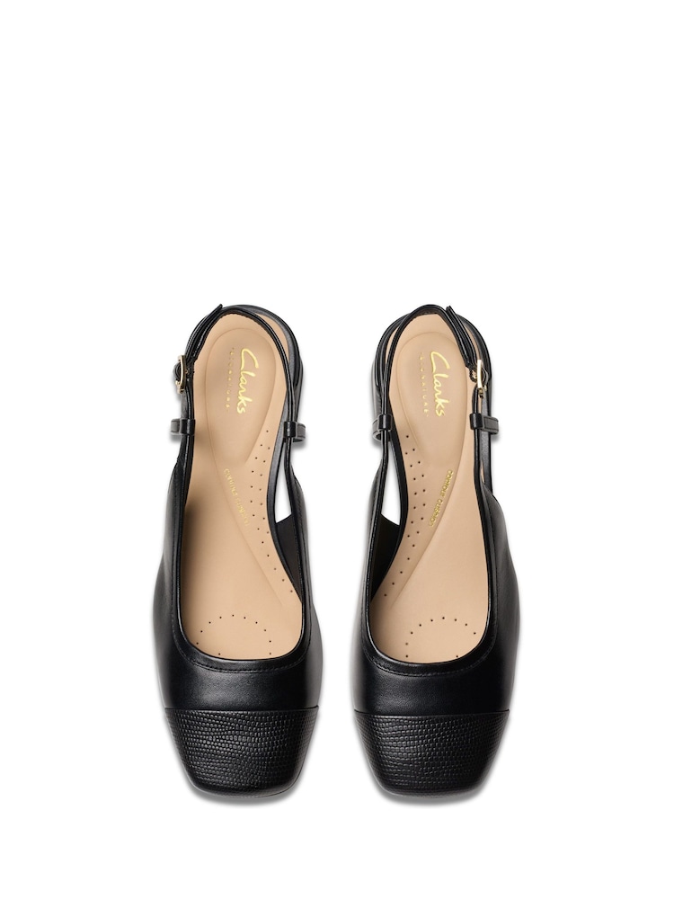 Clarks Black Nyta45 Sling Shoes - Image 5 of 7