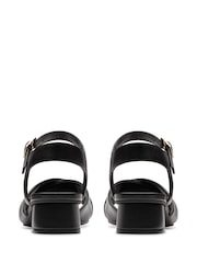 Clarks Black Serina35 Cross Sandals - Image 6 of 7