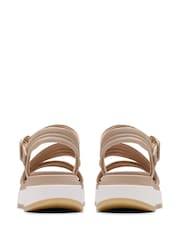 Clarks Natural Leather Tuscan Strap Sandals - Image 6 of 7