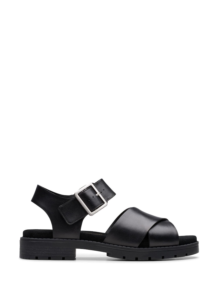 Clarks Leather Orinoco Cross Sandals - Image 1 of 7