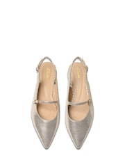 Золотой - Ботинки со слигбеком Clarks Leather Sensa 15 - Изображение 7 из 7