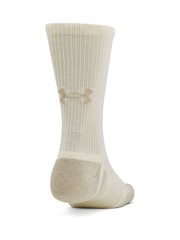 Under Armour Green Performance Tech Crew Socks 3 Pack - Image 4 of 4