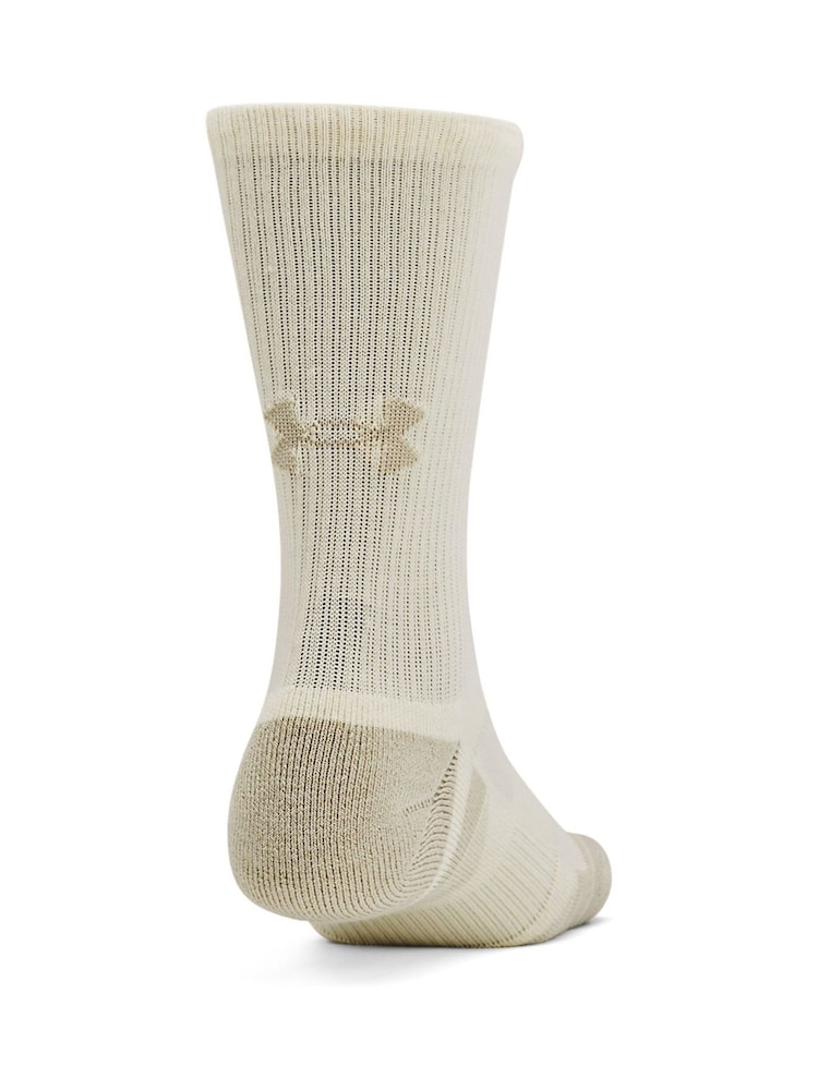 Under Armour Green Performance Tech Crew Socks 3 Pack - Image 4 of 4