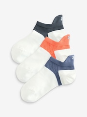Under Armour White AD Run Lite Socks 3 Pack - Image 1 of 4