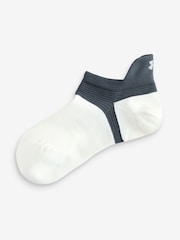 Under Armour White AD Run Lite Socks 3 Pack - Image 3 of 4