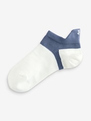 Under Armour White AD Run Lite Socks 3 Pack - Image 4 of 4