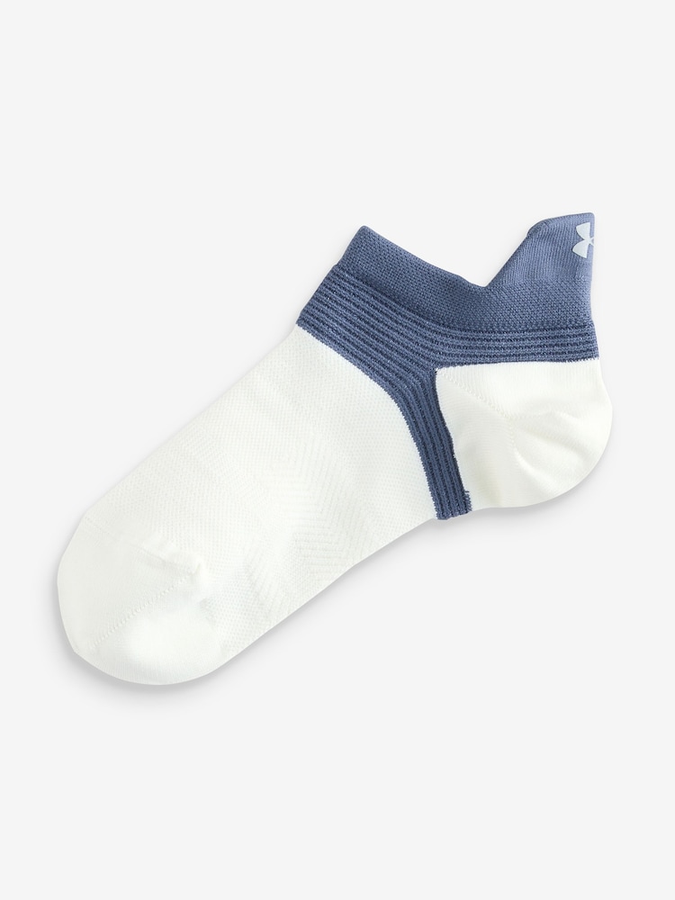 Under Armour White AD Run Lite Socks 3 Pack - Image 4 of 4