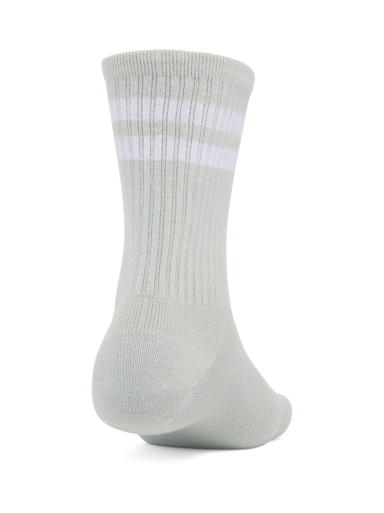 Under Armour Green Essential Crew Socks 6 Pack - Image 2 of 3