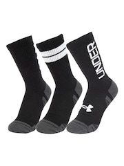 Negro - Pack de 3 pares de calcetines Perf Tech Nov de Under Armour - Imagen 2 de 9