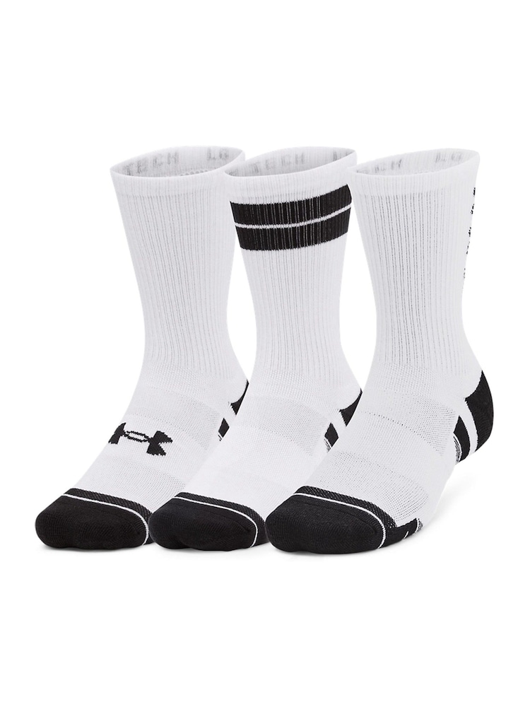 Blanco - Pack de 3 pares de calcetines Perf Tech Nov de Under Armour - Imagen 1 de 4