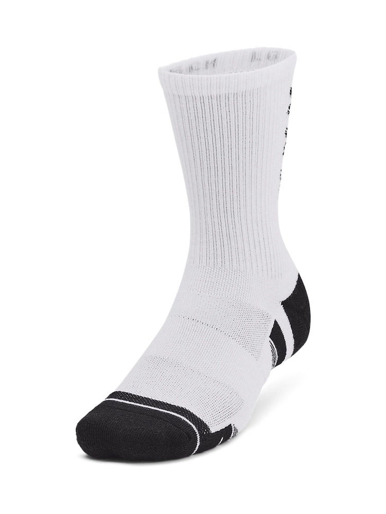 Blanco - Pack de 3 pares de calcetines Perf Tech Nov de Under Armour - Imagen 4 de 4
