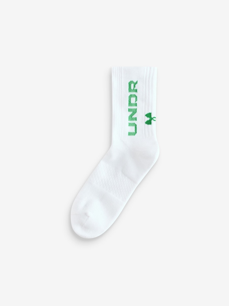 Under Armour Mid Crew Maker Socks 3 Pack - Bild 4 von 4