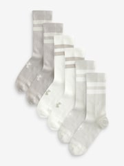 Under Armour Grey Essential Crew Socks 6 Pack - Image 1 of 7