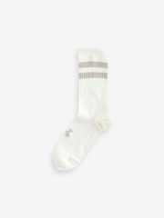 Under Armour Grey Essential Crew Socks 6 Pack - Image 3 of 7