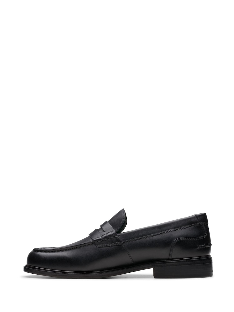 Clarks Black Leather Craft James Lo Shoes - Image 2 of 8