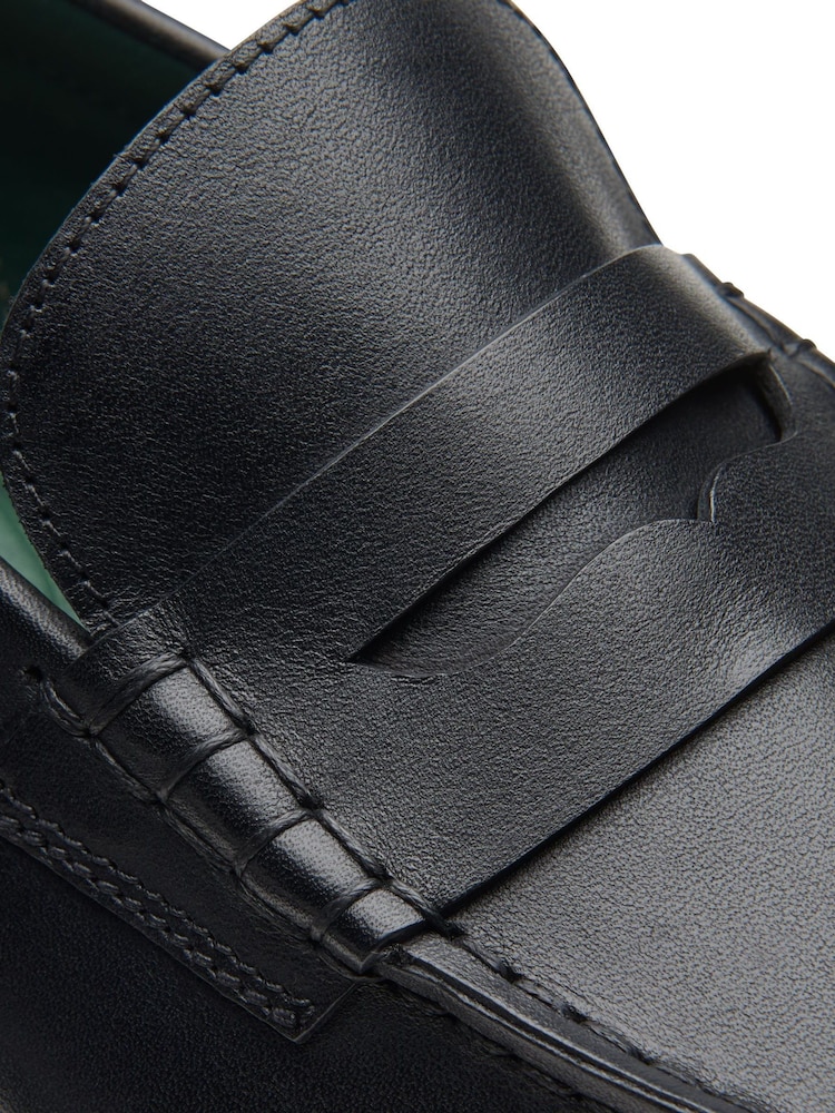 Clarks Black Leather Craft James Lo Shoes - Image 8 of 8