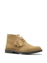 Clarks Natural Suede Desert Evo Boots - Image 3 of 8