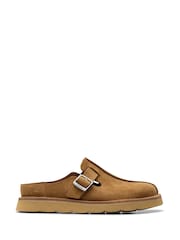 Clarks Cola Suede Solsbury Mule Sandals - Изображение 1 из 7