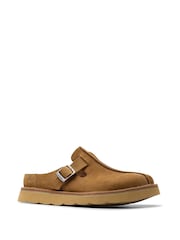 Clarks Cola Suede Solsbury Mule Sandals - Изображение 3 из 7