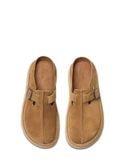 Clarks Cola Suede Solsbury Mule Sandals - Изображение 5 из 7