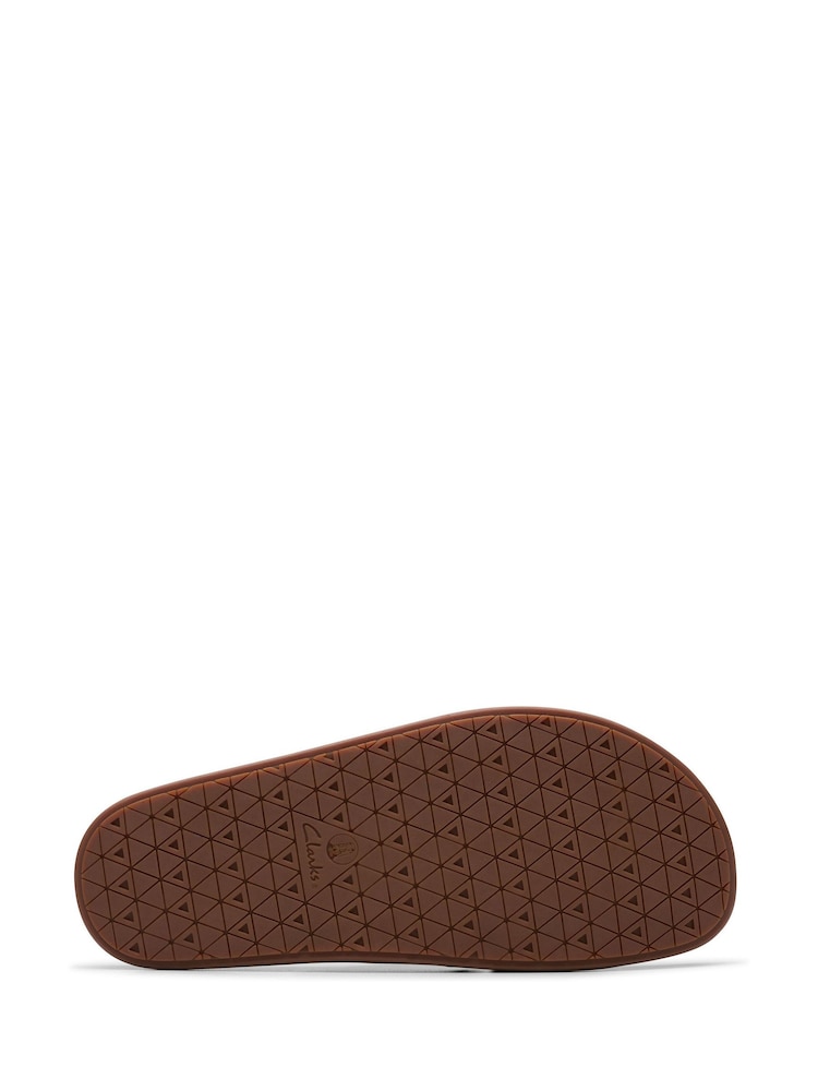 Clarks Brown Leather Torford Cross Sandals - Image 7 of 7