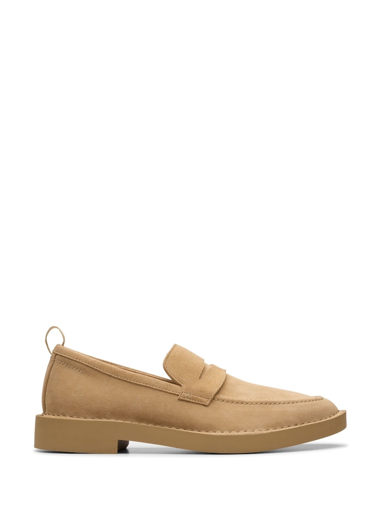 Clarks Natural Suede Martock Lo Shoes - Image 1 of 7