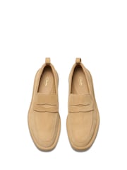 Clarks Natural Suede Martock Lo Shoes - Image 6 of 7