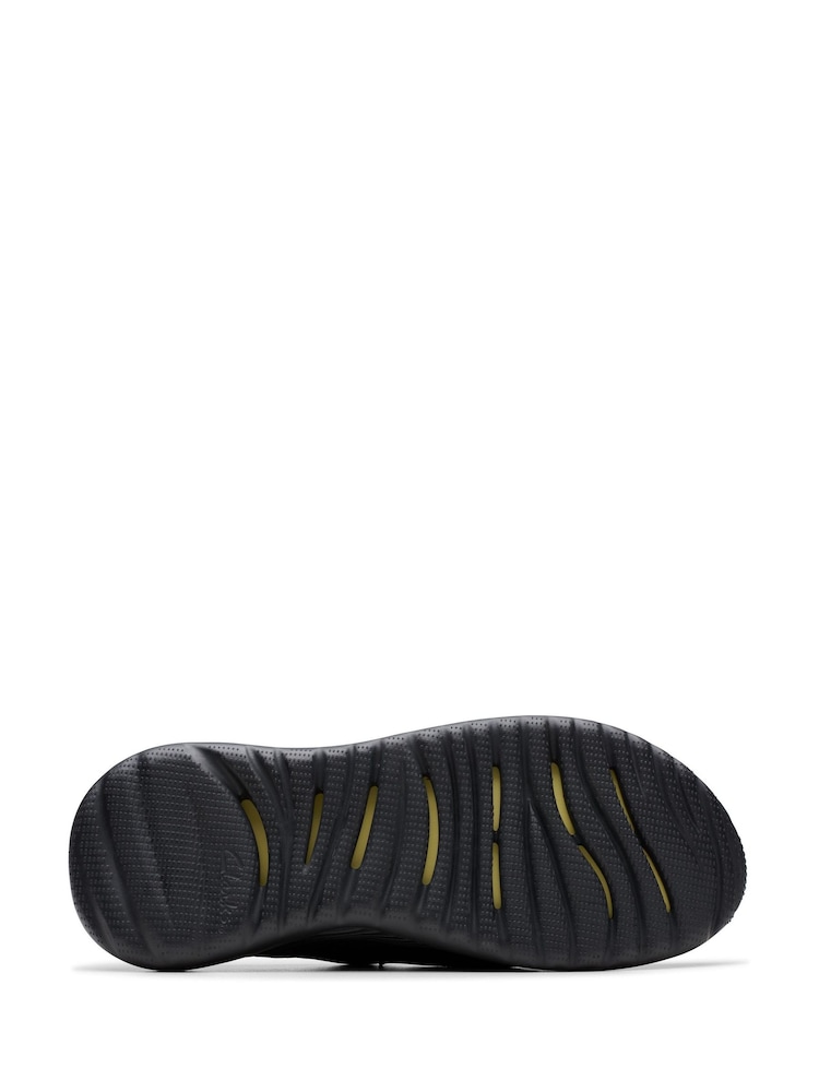 Clarks Black Nubuck Lt360 Mule Shoes - Image 7 of 7
