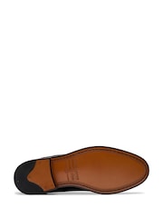Clarks Black Leather Craft James Cap Shoes - Image 7 of 7