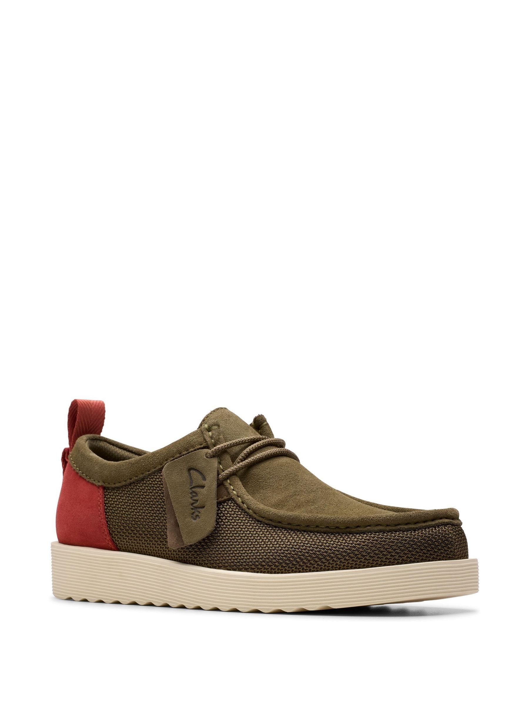 Buy Clarks Green Clarks Olive WallabeeFTR2Lo Shoes from the Next