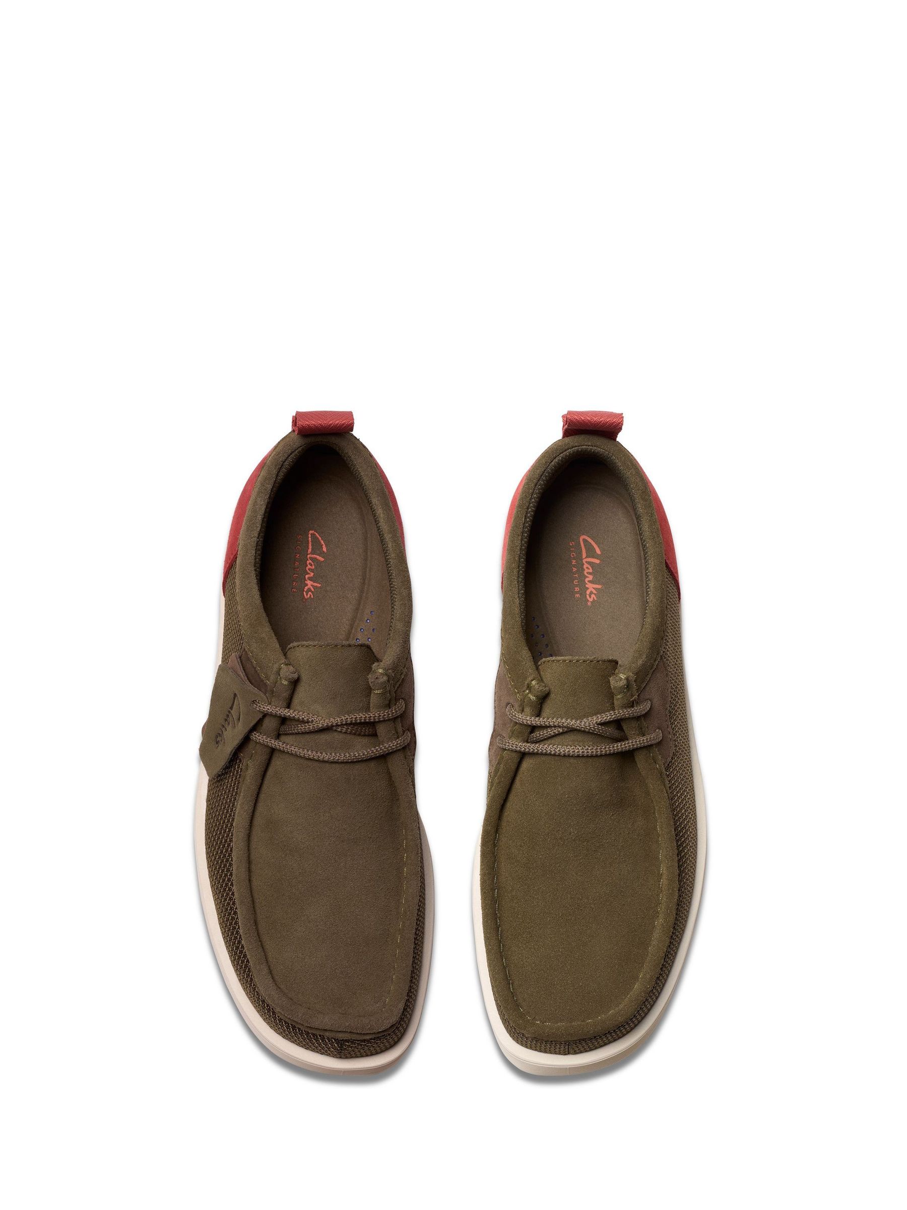 Buy Clarks Green Clarks Olive WallabeeFTR2Lo Shoes from the Next
