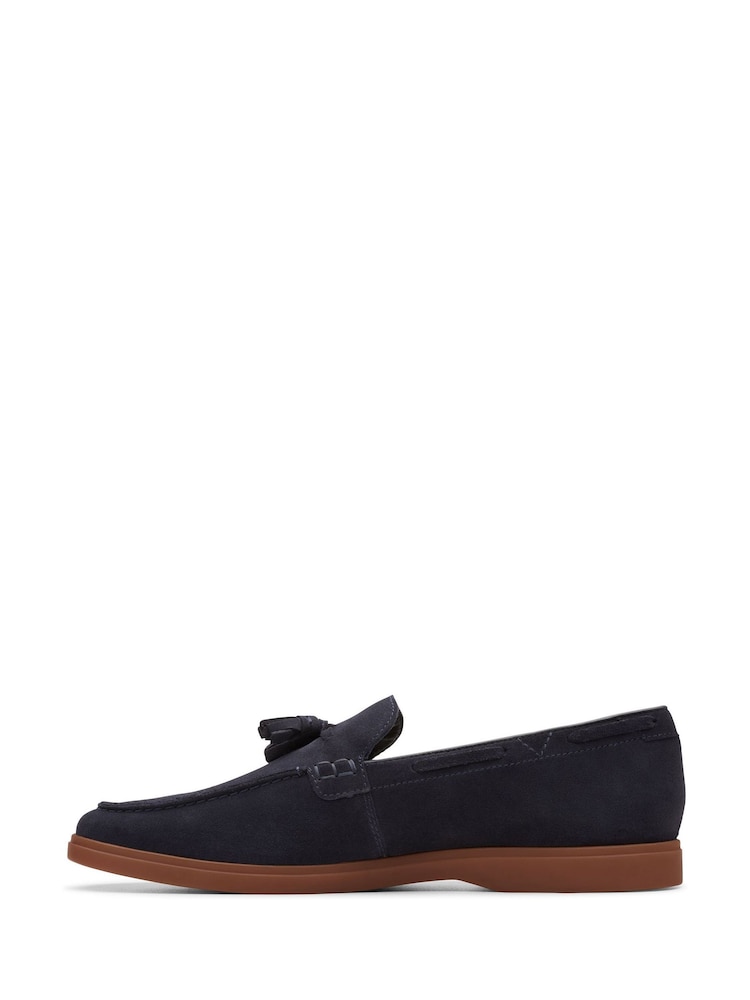 modra - Clarks Semiš Torford Tassel čevlji - Slika 2 iz 8 modra - Clarks Semiš Torford Tassel čevlji - Slika 2 iz 8