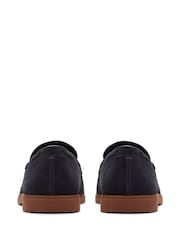 Clarks Blue Suede Torford Tassel Shoes - Image 6 of 8