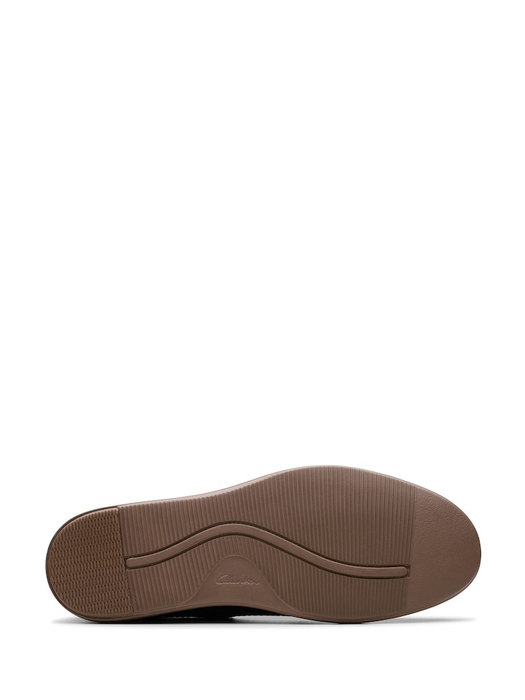 Clarks Dark Brown Bratton Leather Boat Shoes - Image 7 of 7