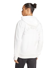 adidas White Real Madrid Anthem Jacket - Image 2 of 2
