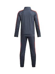 Under Armour Grey Icon Knit Tracksuit - Image 2 of 2