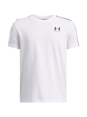 Under Armour White Sportstyle Taped Short Sleeve T-Shirt - Image 4 of 5