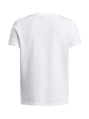 Under Armour White Sportstyle Taped Short Sleeve T-Shirt - Image 5 of 5