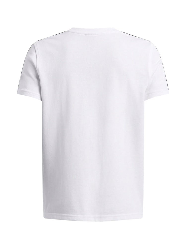Under Armour White Sportstyle Taped Short Sleeve T-Shirt - Image 5 of 5