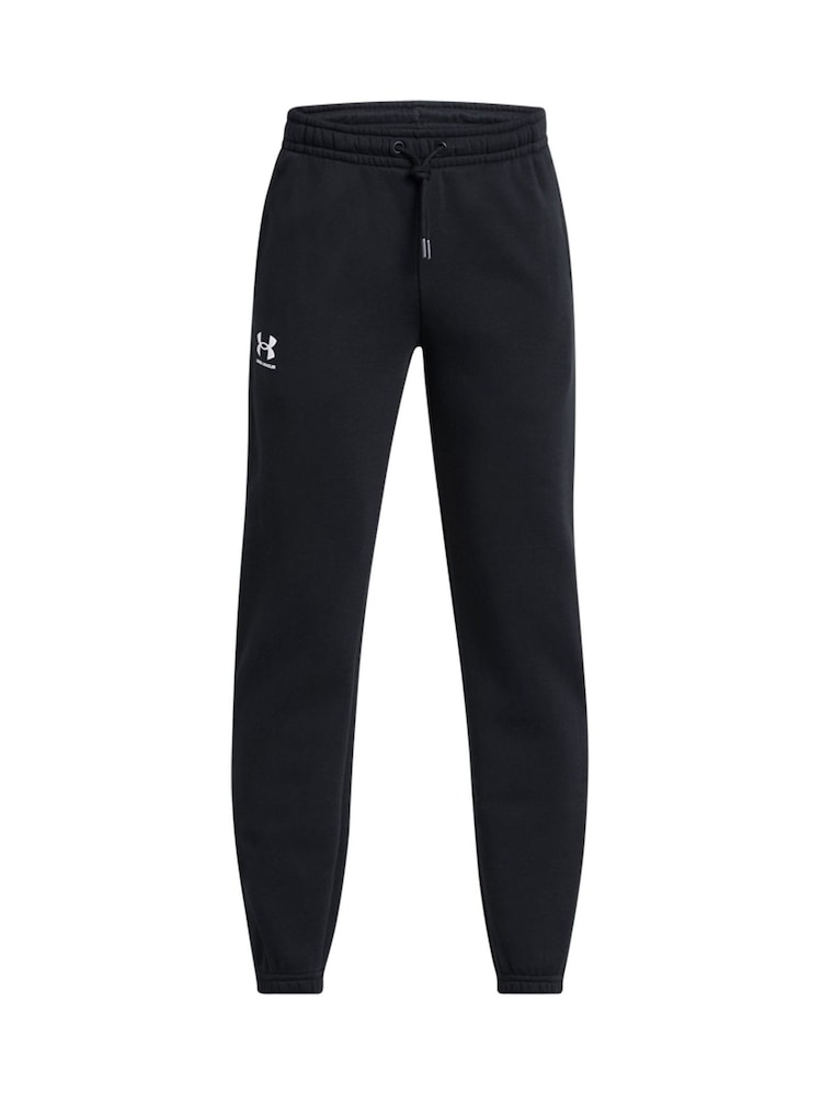 Under Armour Black Icon Taped Fleece Joggers - Image 8 of 9