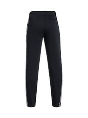 Under Armour Black Icon Taped Fleece Joggers - Image 9 of 9