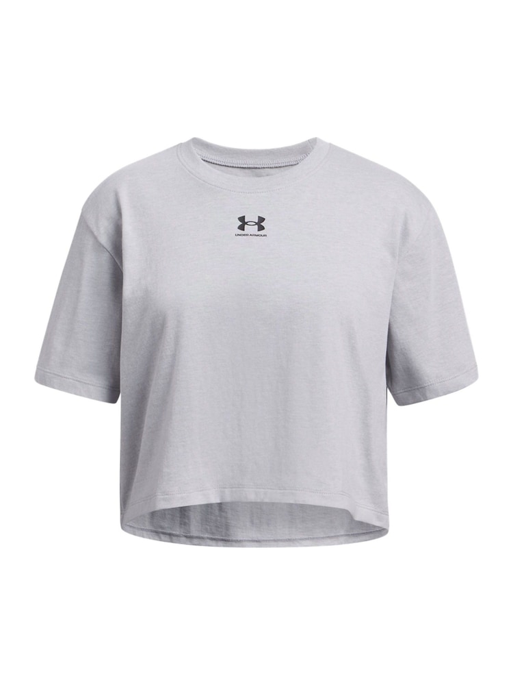 Under Armour Grey Rival Short Sleeve T-Shirt - Image 1 of 2
