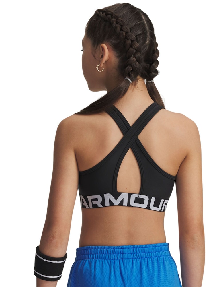 أسود - حمالة صدر متقاطعة من الخلف من Under Armour - صورة 2 من 5 أسود - حمالة صدر متقاطعة من الخلف من Under Armour - صورة 2 من 5